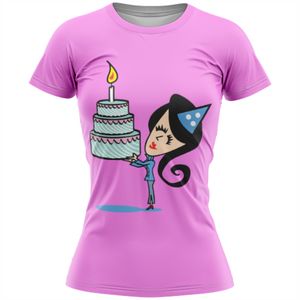 Camiseta de Cumpleaños para Mujer a Precio Económico, Transpirable, Hecha a Medida, en Oferta, Cómoda, Top de Moda, Ropa Deportiva Activa, Camiseta de Cumpleaños para Mujer - Product Image 1