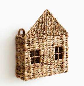 ชั้นวางของบ้านติดผนังสไตล์โบฮีเมียนน้ำผักตบชวาสีน้ำตาลสำหรับตกแต่งห้องเด็กสำหรับแขวนครบรอบ - Product Image 3