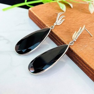 Direct Factory Supply Black Onyx Dangle <b>Earrings</b> for Daily Wear or Weddings and Gifts Available at Export Price - Product Image 5