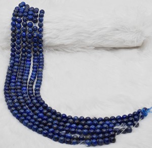 Anshul Impex Factory, vente chaude, pierres précieuses naturelles de guérison, lapis-lazuli, perles rondes de 8 mm, prix de gros - Product Image 4