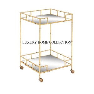 ชั้นวางกระเป๋าเหล็กเคลือบเงาสีทองสำหรับติดตั้งในโรงแรมสไตล์ร่วมสมัยพร้อมดีไซน์แบบเรียบง่าย - Product Image 3