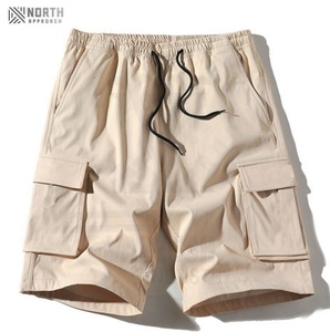 Pantalones Cortos Cargo de Algodón para Hombre, Estilo Casual, con Múltiples Bolsillos, 6 Bolsillos, para Verano, Estilo Deportivo - Product Image 3