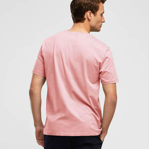 Transpirable Hombres Lujo Personalizado Pesado 100% Algodón Camiseta en blanco - Product Image 2