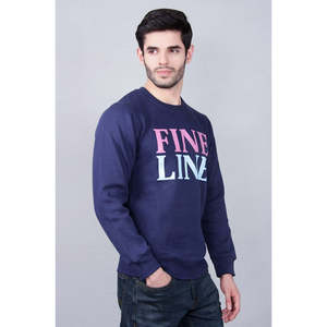 เสื้อสเวตเชิ้ตคอกลม Curtis Fine Line ผ้าฝ้ายถัก 100% ไซส์ XL ป้องกันรอยยับ พิมพ์ลายสกรีน ลายเรียบ พร้อมป้ายกำกับแบบกำหนดเอง - Product Image 3