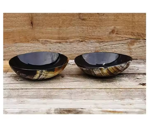 Bol de luxe en corne naturelle de buffle au meilleur prix Bol décoratif pour le rasage par Crescent Crafts - Product Image 3