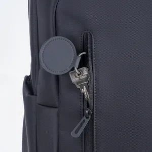 Customized Promotional Soft PU Round <b>Keychains</b> - Product Image 2
