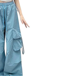 Pantalones Cargo holgados elásticos de alta calidad en estampados personalizados Patrón sólido Ropa de calle Estilo casual Disponible Todos los tamaños Colores - Product Image 2