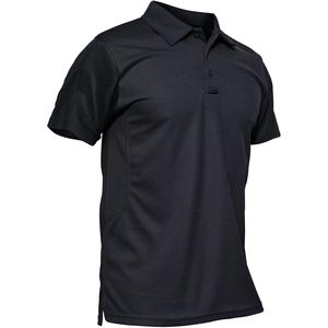 Polo bordado personalizado para hombre, camiseta de manga corta de algodón y poliéster de alta calidad, venta al por mayor - Product Image 1