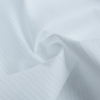 Tissu Jacquard CVC 100/2 en Coton Peigné 80% et Polyester 20%, Haute Densité, Blanchi, Respirant, Finition à l'Ammoniaque Liquide, Facile d'Entretien