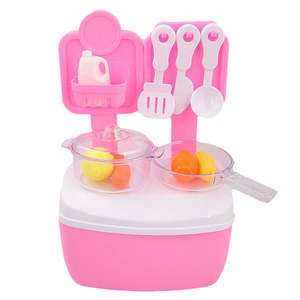 Kids <b>Kitchen</b> <b>Play</b> Set - <b>Pink</b> - Product Image 2