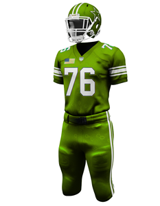 ชุดเครื่องแบบอเมริกันฟุตบอลระเหิดแบบกำหนดเอง-แห้งเร็วชุดเสื้อเจอร์ซีย์และกางเกงคุณภาพระดับมืออาชีพสำหรับทีม - Product Image 1