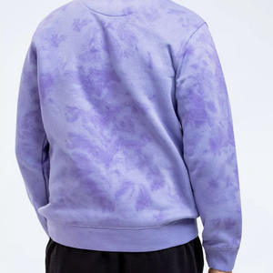 Venta al por mayor de peso pesado de gran tamaño gota hombro sudadera hombres personalizado ácido lavado Rhinestone bordado Logo polar ecológico - Product Image 4