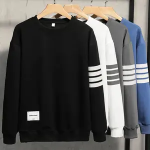 Poids lourd de haute qualité Logo personnalisé imprimé nouveau sweat à capuche à manches courtes et longues pour hommes Street Wear t-shirt pour hommes