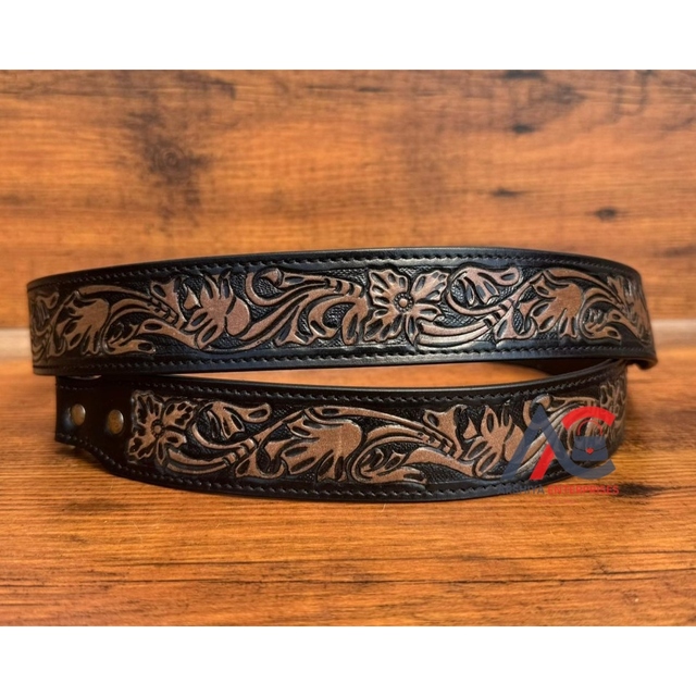 Genuine Leather Other Bag Parts & Accessories Bag Strap for Handbags Hand Tooled Leather Shoulder Straps Guitar & Camera Straps