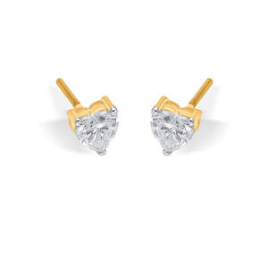 18K Gold <b>Diamond</b> Stud <b>Earrings</b> for Women-Trendy <b>Pearl</b> & Moissanite Jewelry for Engagement Wedding Anniversary Party - Product Image 4