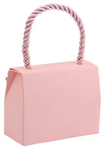 صندوق ورقي مخصص قابل للطي مطبوع بشعار مضلع لتعبئة وتغليف الهدايا والحفلات على شكل فراشات لوصيفات العروسة مزود بيد - Product Image 5