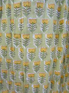 Indien ethnique décontracté maxi main bloc coton imprimé confortable femmes robe d'été plage Bikini couvrir robe pour les femmes robe - Product Image 5