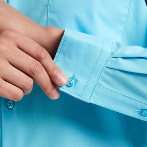 Camisa de Vestir Clásica de Manga Larga y Corte Entallado para Hombre, con Cuello Clásico, de la Mejor Calidad, en Algodón Formal - Product Image 6