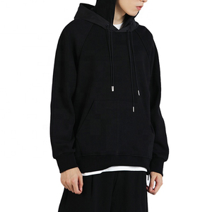 Streetwear d'hiver Logo en mousse 3D personnalisé Pullover Polaire lourd Coton organique Coupe courte Bord brut Ourlet écologique Hommes - Product Image 3