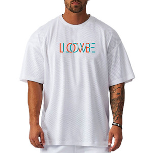 <b>Men's</b> Summer Sports Training T-<b>Shirt</b> Quick-Drying Mesh Vest with High Elastic Sleeveless Design - Product Image 4