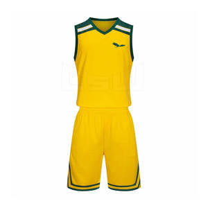 Uniforme de maillot de basket-ball à séchage rapide en polyester 100% de haute qualité pour hommes - Product Image 1