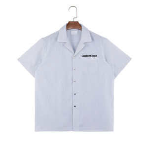 Logo personnalisé en gros hommes couleur unie col rond T-Shirt décontracté grande taille hommes 100% coton Streetwear respirant à manches courtes - Product Image 2