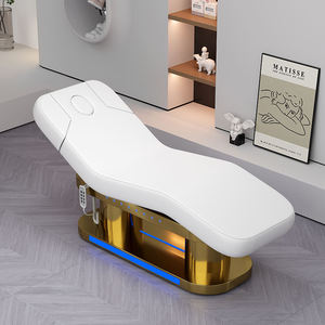 Custom Luxury Spa Room White Pink Facial Beauty Lash Extension Bed 4 Motors Electric <strong>Massage</strong> <strong>Tables</strong> &amp; Beds For Salon - Product Image 5