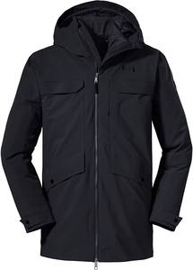 Chaqueta negra con bolsillos delanteros para hombre, chaqueta acolchada a prueba de viento de alta calidad, abrigos informales de talla grande, venta al por mayor, muy elegante - Product Image 4