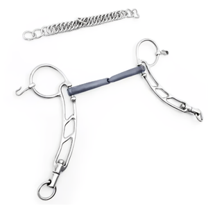 2025 mèches d'équitation islandaises à simple articulation de qualité supérieure en argent Euro Cavall titane-équipement d'équitation durable - Product Image 1