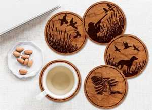 Best Quality Round <b>Wood</b> Coaster <b>Set</b> for Home Kitchen & Tabletop Coffee & <b>Tea</b> Cup Coaster Hot Sale Mats & Pads - Product Image 4