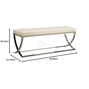 Muebles de restaurante Uso diario Banco utilitario de acero inoxidable para lugares públicos Disponible a precios - Product Image 3