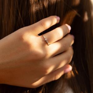 แหวนพลอยบุษราคัมสีขาวสำหรับผู้หญิงเครื่องประดับเงินสไตล์ Boho 925สเตอร์ลิงเงินแฮนด์เมดของขวัญสำหรับเธอ - Product Image 3