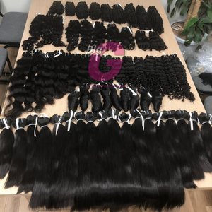 Vente en gros de paquets de cheveux humains ondulés remy vierges du Vietnam, cuticules alignées, cheveux de haute qualité uniquement - Product Image 5