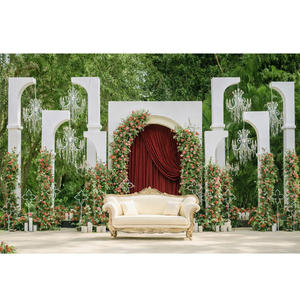 Escenario de Boda de Fibra de Vidrio de Estilo Mughal Tradicional y Elegante de la India Real, Ligero para Bodas en Australia - Product Image 2