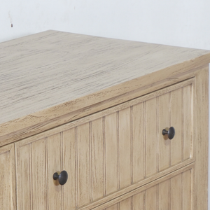 Armoire de chevet en bois Alphine de haute qualité, couleur crème, style moderne, pour chambre d'enfant et de jeune, salon - Product Image 5