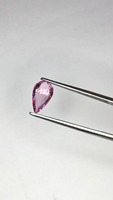 AAA-Qualität Natürlicher Rosa Saphir Edelstein Birnenförmiger Schliff 7-10mm 1,3 Karat IGI-Zertifiziert Nicht-Beheizt Nicht-Behandelt für Schmuckverwendung