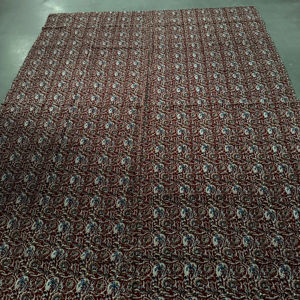 Manta de algodón con estampado de bloques indios hecha a mano, manta floral étnica tradicional para sofá cama y decoración del hogar - Product Image 1