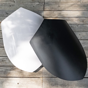 Escudo de batalla de acero de cuatro puntos Totalmente funcional Siglo 14 Inspirado en la batalla medieval Listo Escudo en blanco. by Calvin hancrafraft - Product Image 1