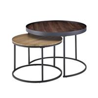 Mesa de Centro Moderna de Lujo con Acabado Dorado, Superficie de Madera, Muebles para Sala de Estar, Combinación de Metal, Hecha a Mano, Multifuncional