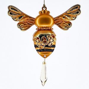 Noël nouvel an printemps décoration mat cuivre peinture acrylique insecte abeille ornement - Product Image 2