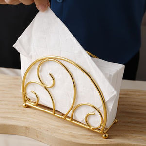 Meilleure vente porte-serviettes de table unique porte-serviettes en métal support de stockage de mouchoirs porte-mouchoirs au prix le plus bas - Product Image 3