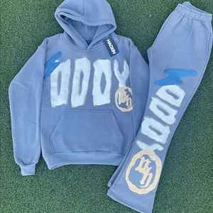 Alta calidad 500 Gsm hombres algodón grueso pesado ácido lavado pulóver Sudadera con capucha de gran tamaño polar con hombro caído Sunfaded Hoodie - Product Image 6