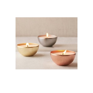 Portavelas de diseño único en forma de cuenco, portavelas de metal de primera calidad a buen precio - Product Image 1