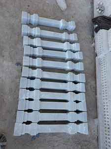 L'usine moderne de piliers de marbre offre une commande en gros de qualité supérieure toutes les tailles disponibles solide pour le support de garde-corps blanc pur - Product Image 2