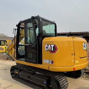 Mini-excavatrice d'occasion Cat 308E 308D de 8 tonnes de haute qualité avec transmission automatique, modèle Euro VI 2024, en stock, vente chaude - Product Image 5