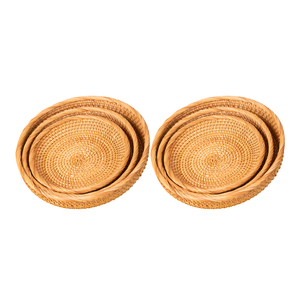 ตะกร้าหวายเก็บของเป็นมิตรต่อสิ่งแวดล้อมจากเวียดนามน้ำหนักเบาและทนทาน - Product Image 1