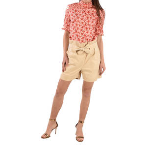 กางเกงขาสั้นหนังสำหรับผู้หญิงมืออาชีพ ผลิตจากหนังคุณภาพสูงจากโรงงาน ทนทานและมีสไตล์ เหมาะสำหรับใส่ลำลอง - Product Image 4