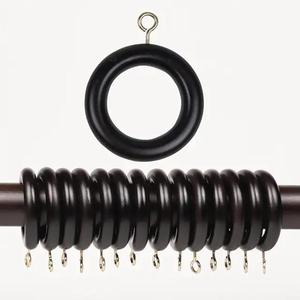 Anneaux de rideau en bois pour tringle à rideau en bois décor à la maison quantité en vrac disponible anneaux de rideau de fenêtre de l'exportateur indien - Product Image 4