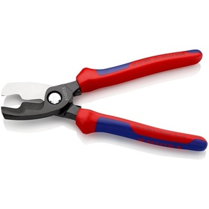 Tijeras para cables KNIPEX de 200 mm con mangos multicomponente, tijeras de cocina - Product Image 3