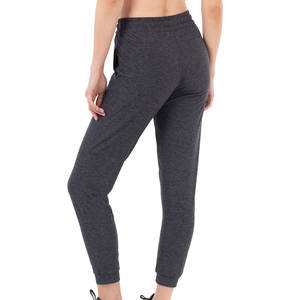 Pantalones de chándal unisex con logotipo personalizado para mujer, ropa de correr informal con cordón de algodón, bolsillos laterales, decoración de encaje de invierno, Jogger plano - Product Image 4